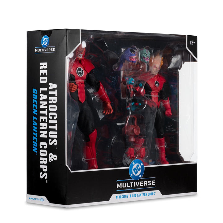 DC Multiverse Atrocitus Megafig and Red Lantern Corps Green Lantern 7-Inch Scale Action Figure 2-Pack