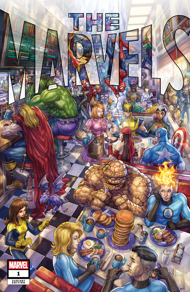 The Marvels #1 Alan Quah Trade Dress Variant