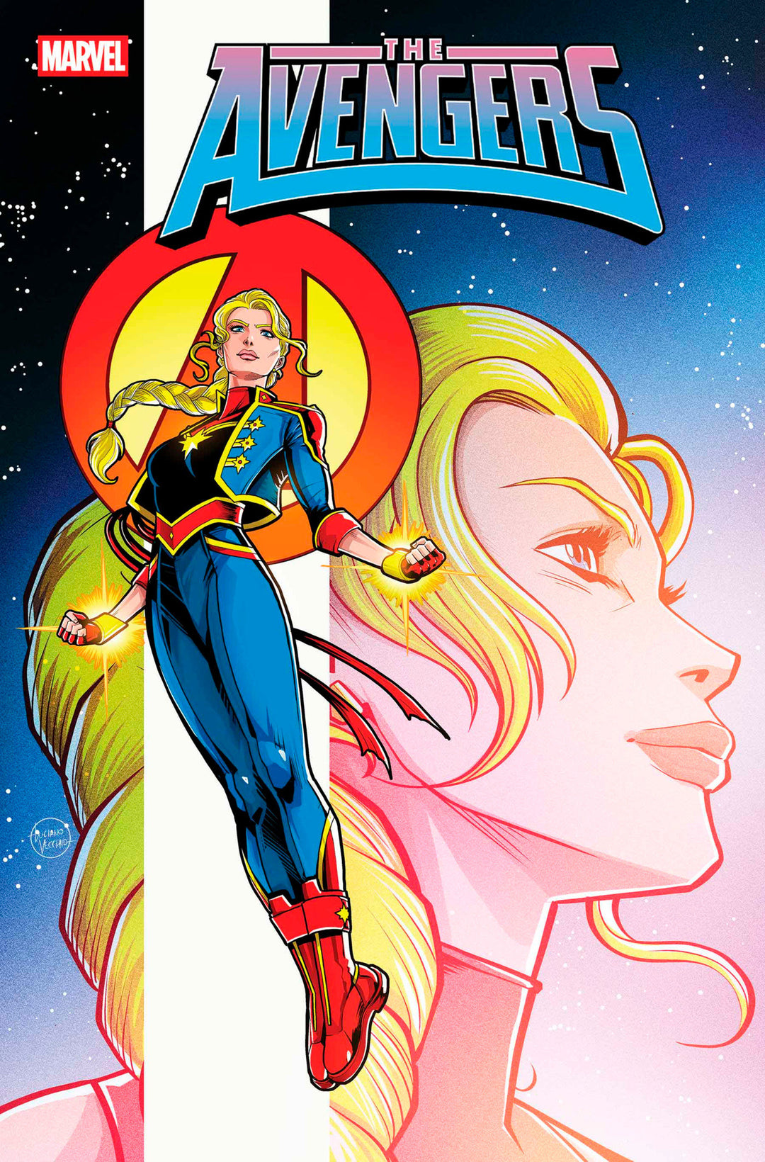 Avengers #25 Luciano Vecchio Captain Marvel Variant