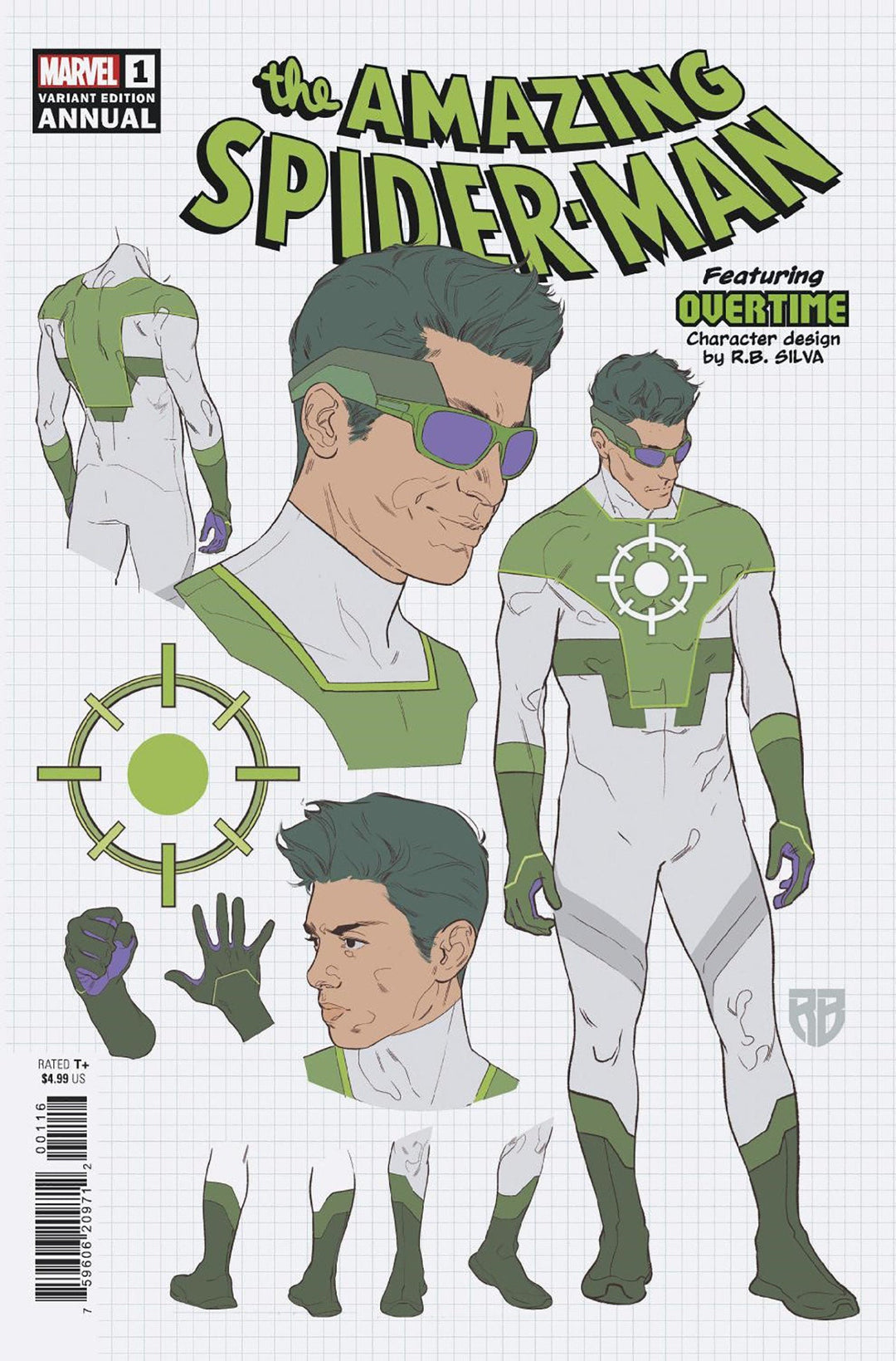 Amazing Spider-Man Annual #1 R.B. Silva Design Variant 1:10 Ratio
