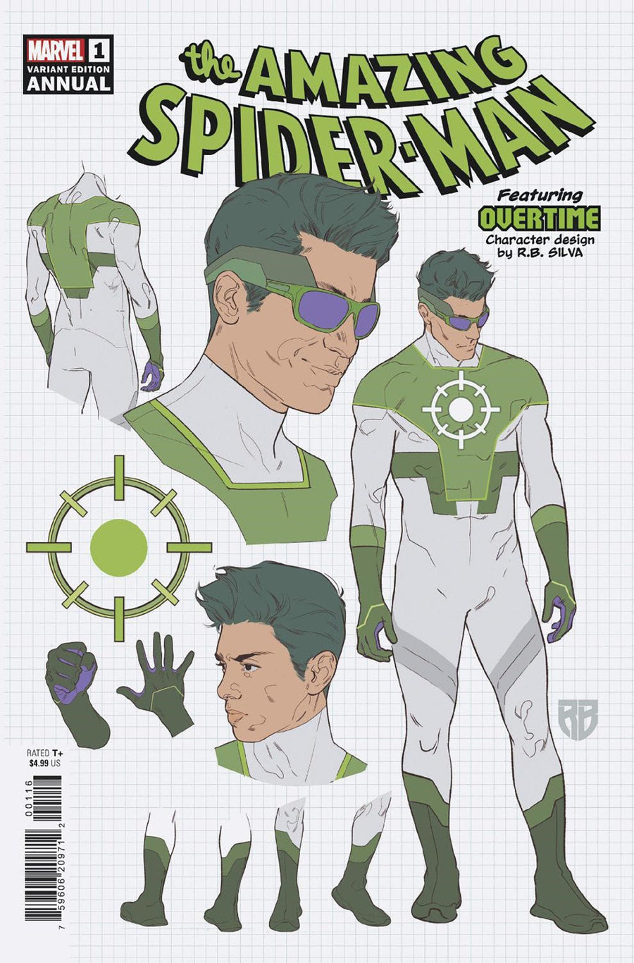 Amazing Spider-Man Annual #1 R.B. Silva Design Variant 1:10 Ratio