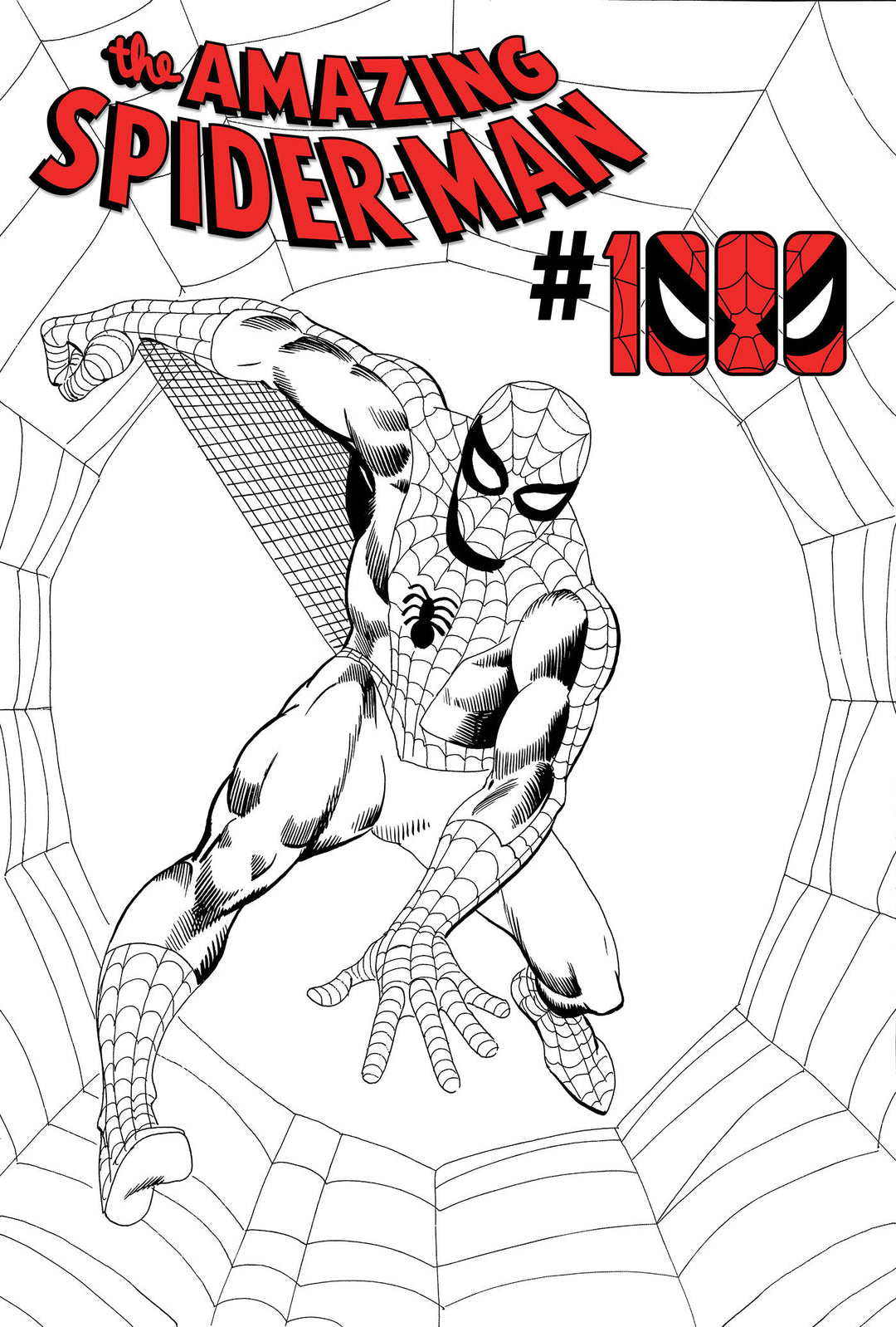 Amazing Spider-Man #1000 Steve Ditko Black And White Variant 1:50 INCV