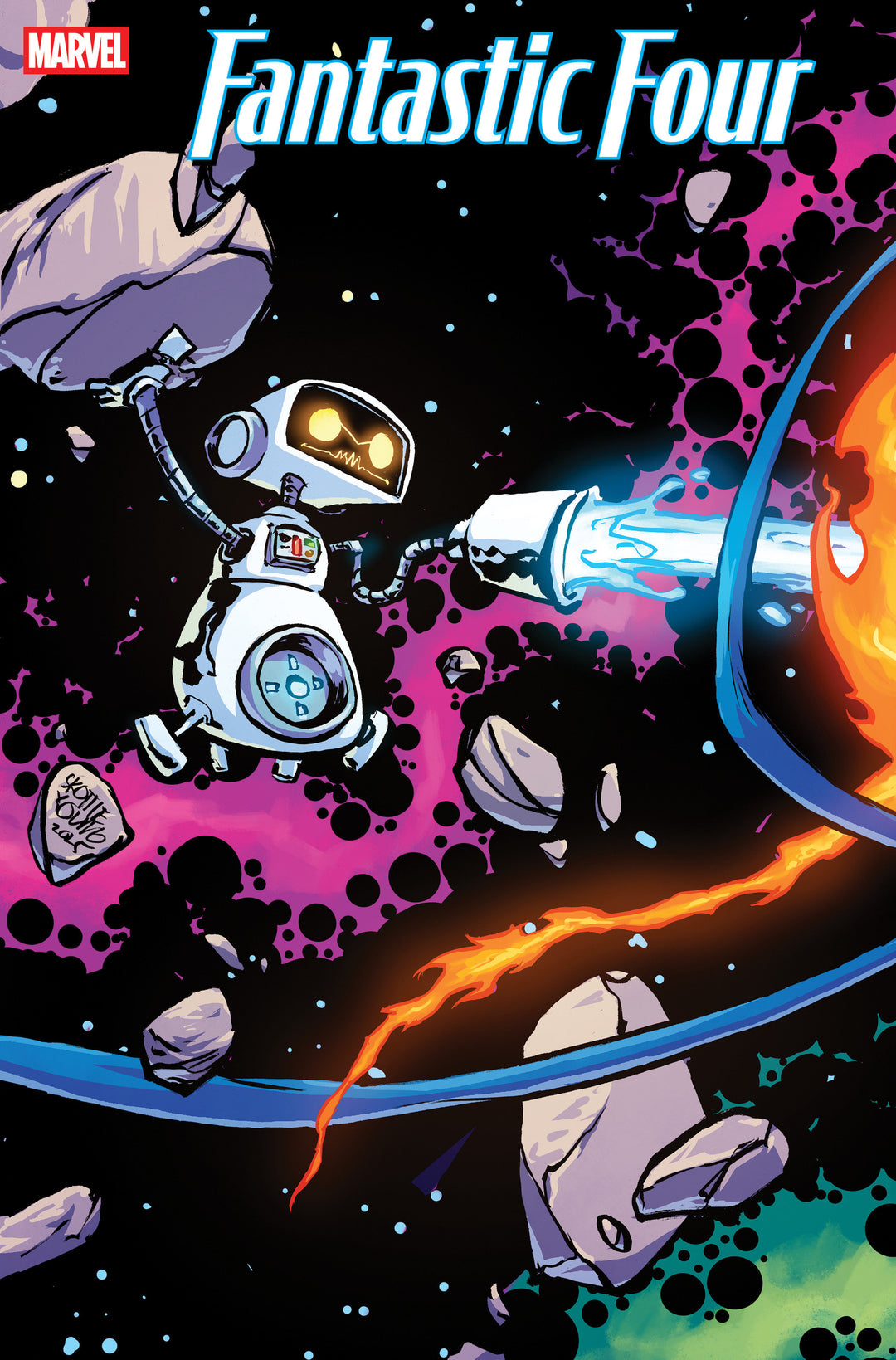 Fantastic Four #4 Skottie Young 5 Part Connecting Variant