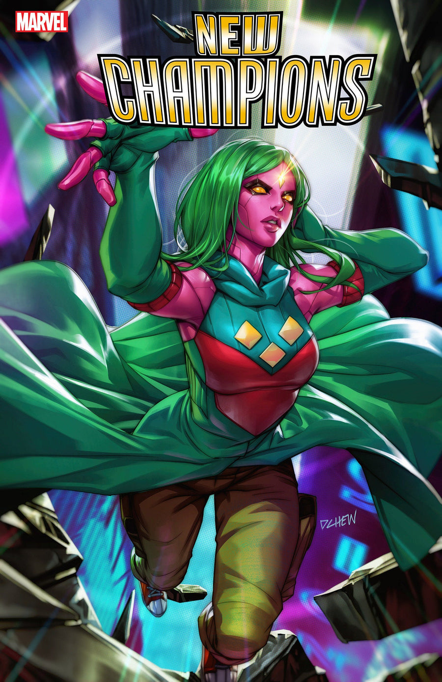 New Champions #3 Derrick Chew Viv Vision Variant