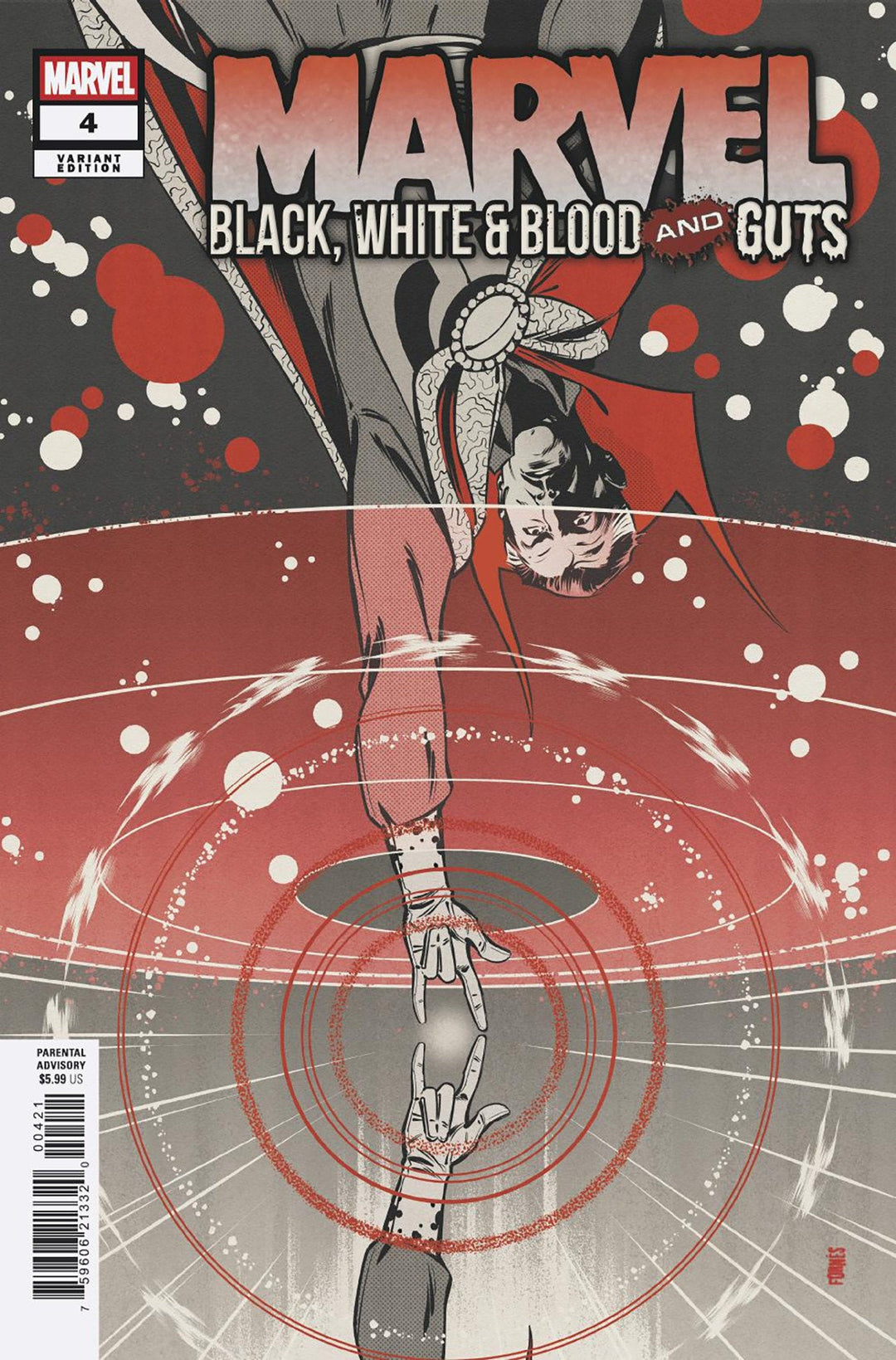 Marvel: Black, White & Blood And Guts #4 Jorge Fornes Variant