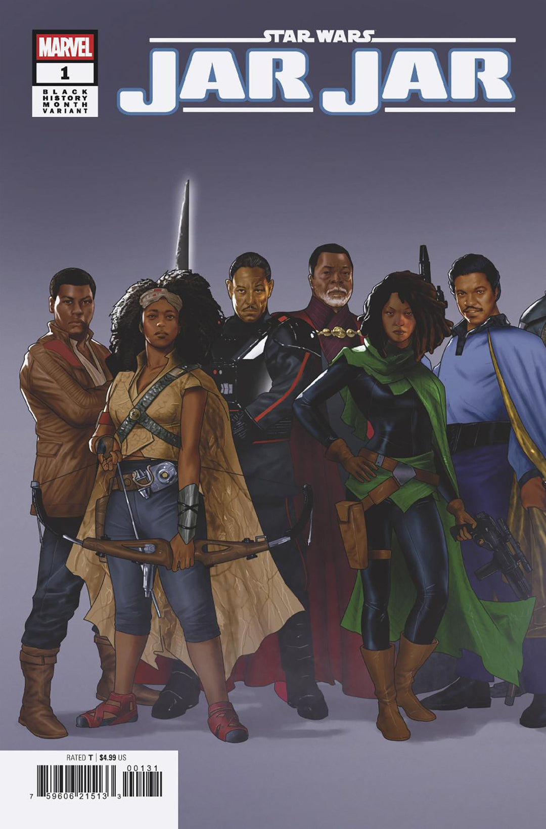 Star Wars: Jar Jar #1 Taurin Clarke 2 Part Black History Month Connecting Variant