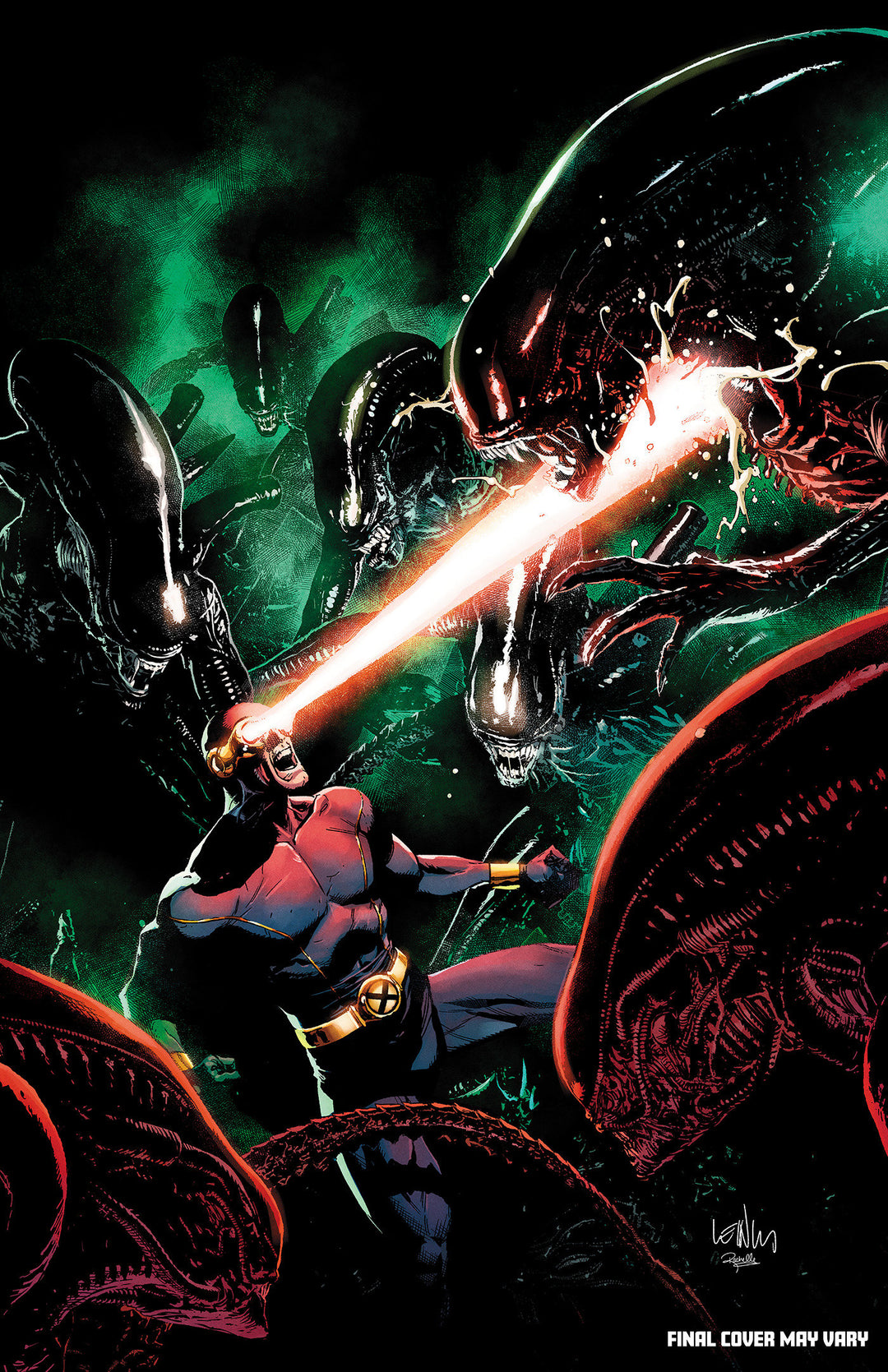 Alien vs. X-Men #1 Leinil Yu Full Art Variant 1:100 INCV