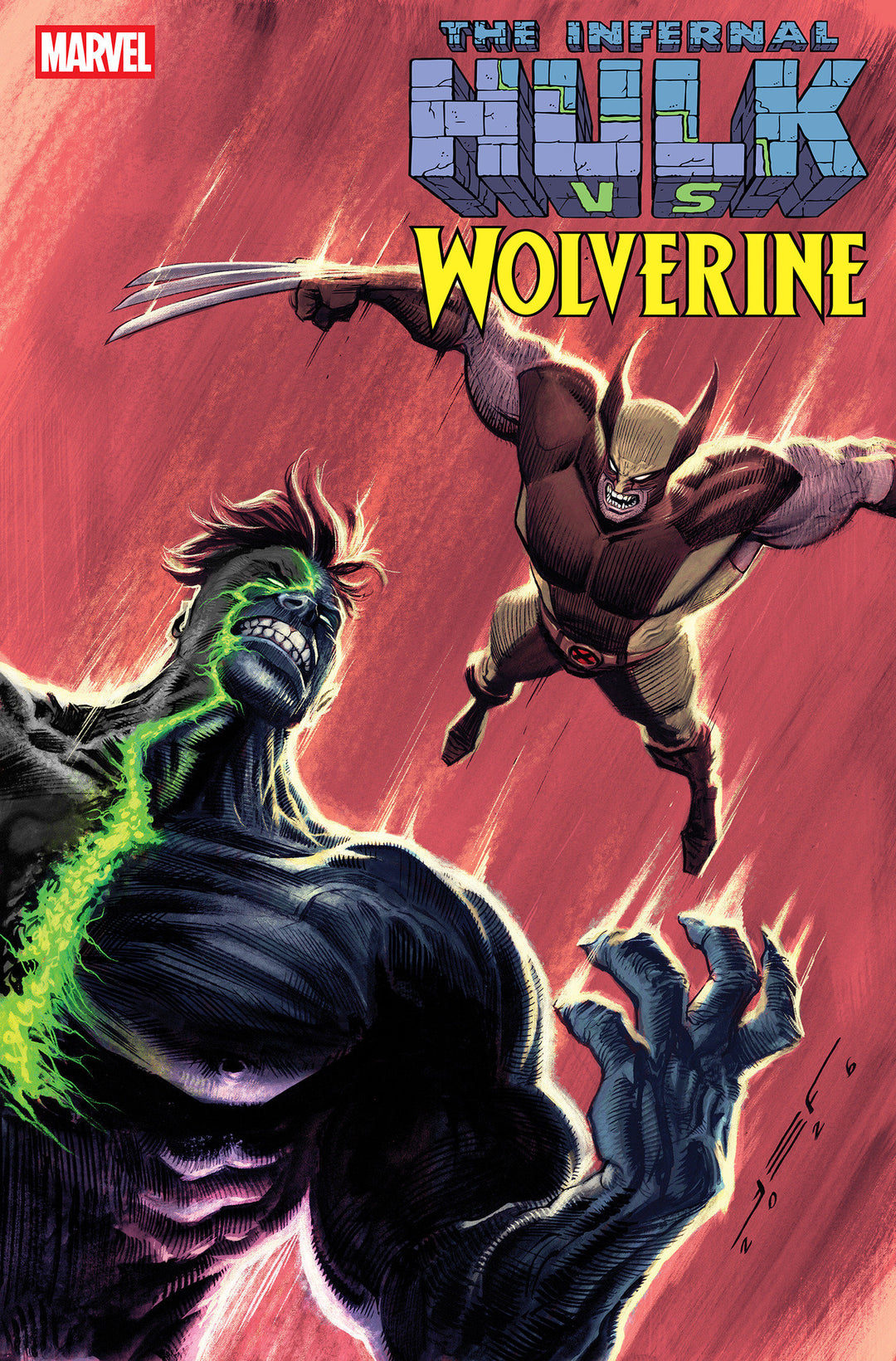 Infernal Hulk vs. Wolverine #1 Juan Ferreyra Variant