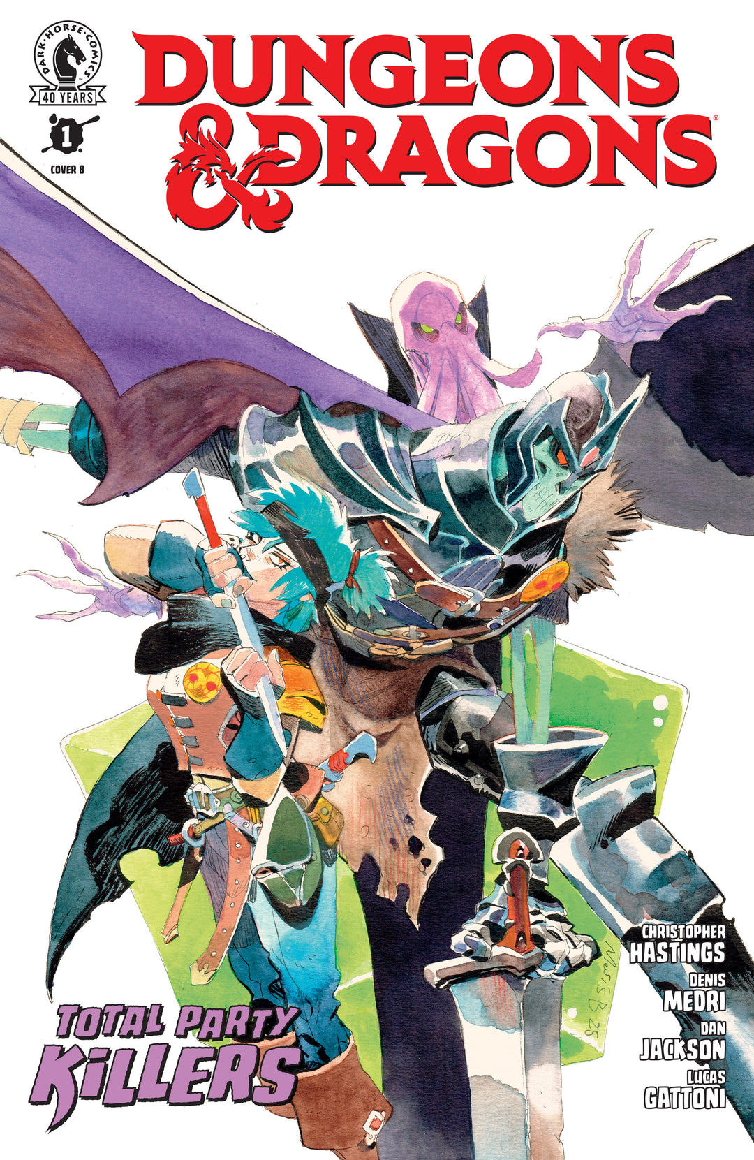 Dungeons & Dragons: Total Party Killers #1 (Cover B) (1:20) (Matias Bergara)