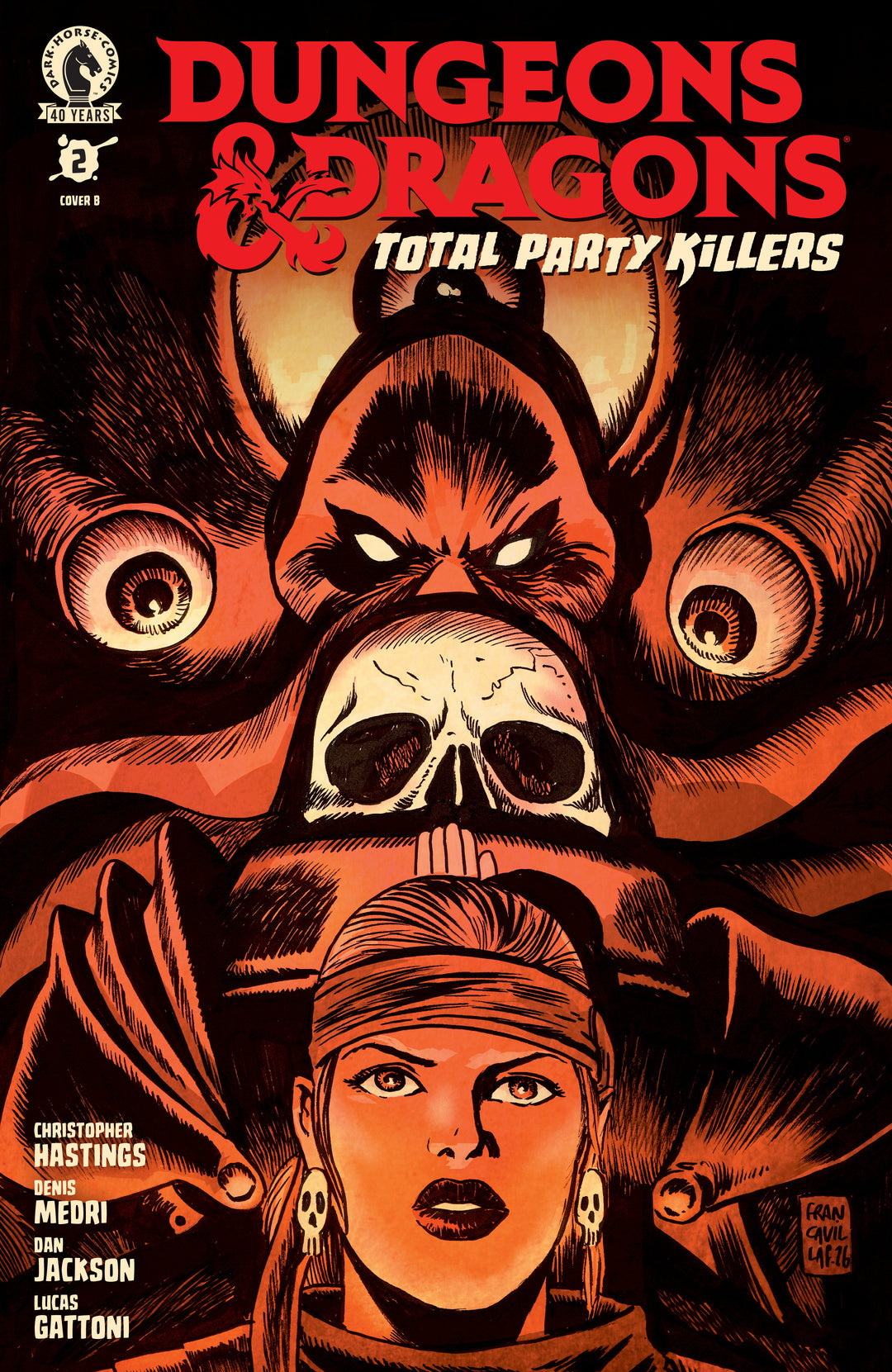 Dungeons & Dragons: Total Party Killers #2 (Cover B) (Francesco Francavilla))