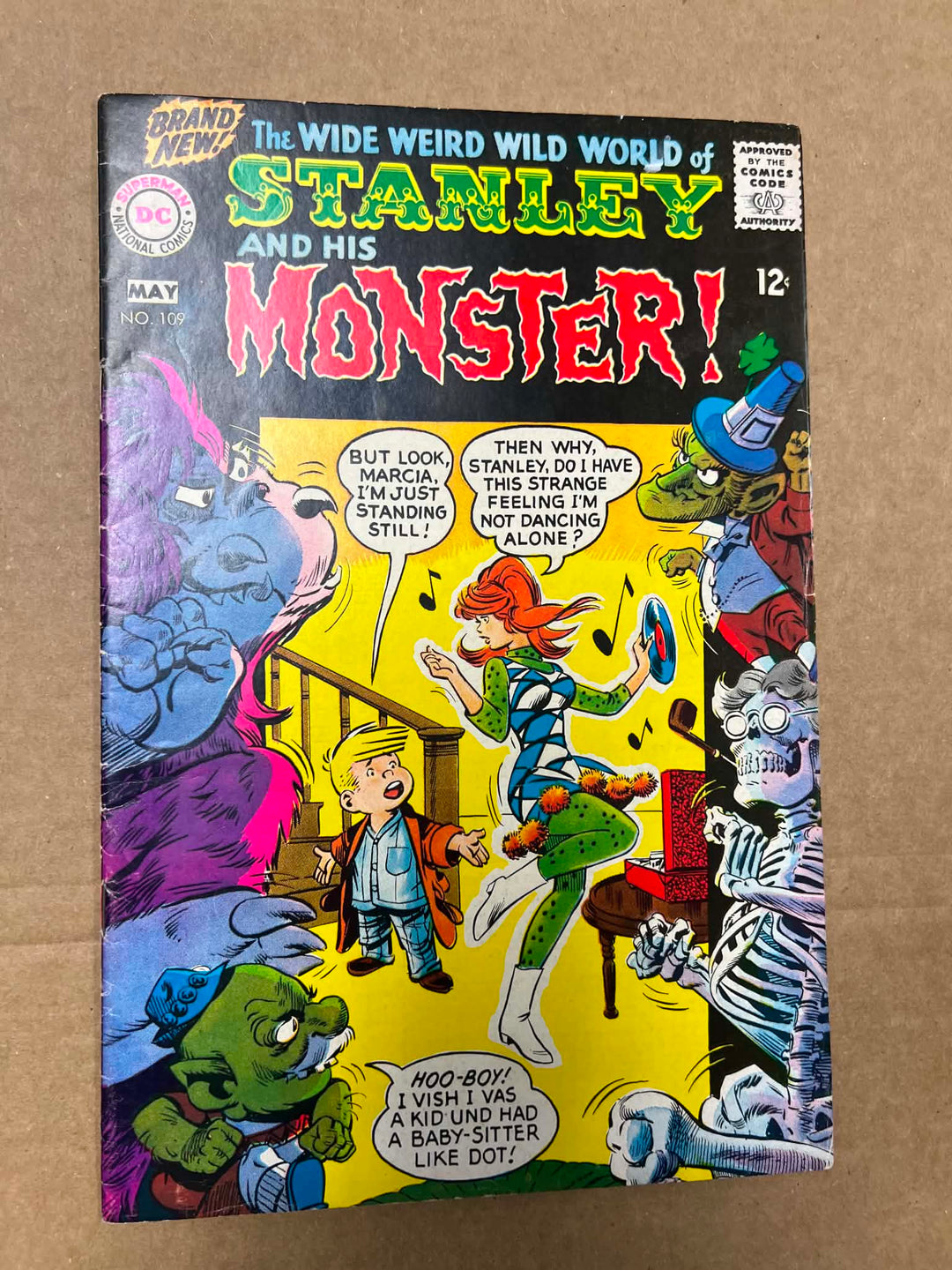 DC Comics Fox and the Crow Stanley and His Monster Comic 1968 #109