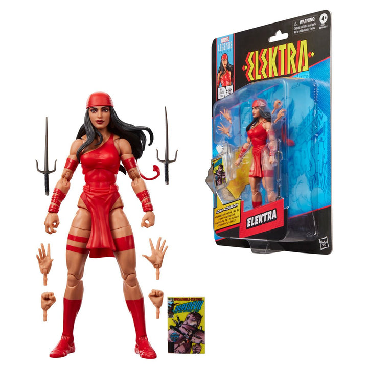 Marvel Legends Series Comics-Inspired Elektra 6-Inch Action Figure