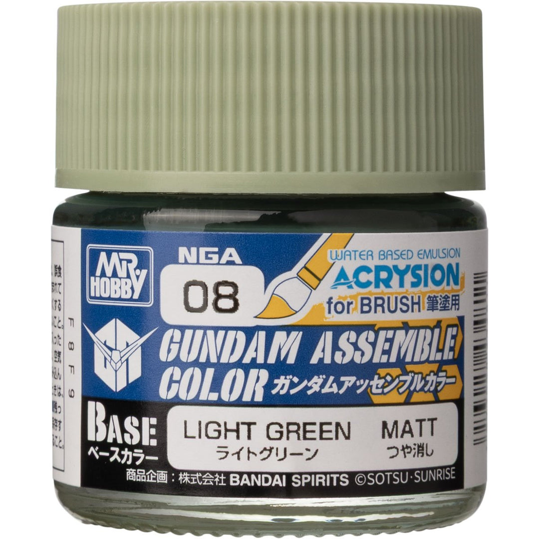 Gundam Assemble Color NGA08 Light Green Paint