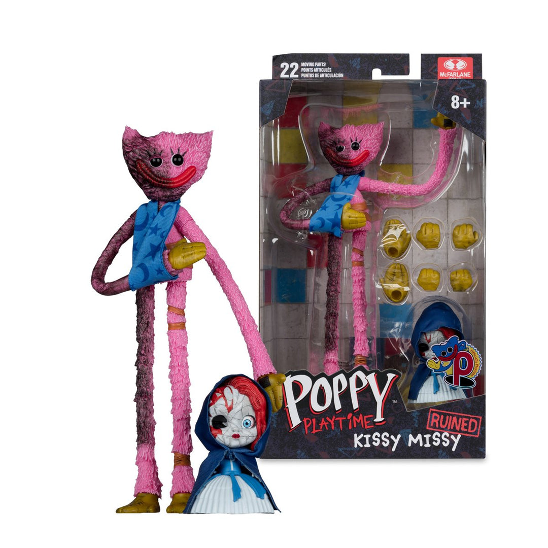 Poppy Playtime Wave 2 Kissy Missy Ruined 7-Inch Scale Action Figure