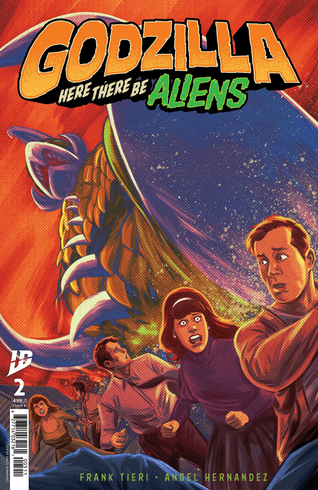 Godzilla: Here There Be Aliens #2 Variant B (Hernandez)