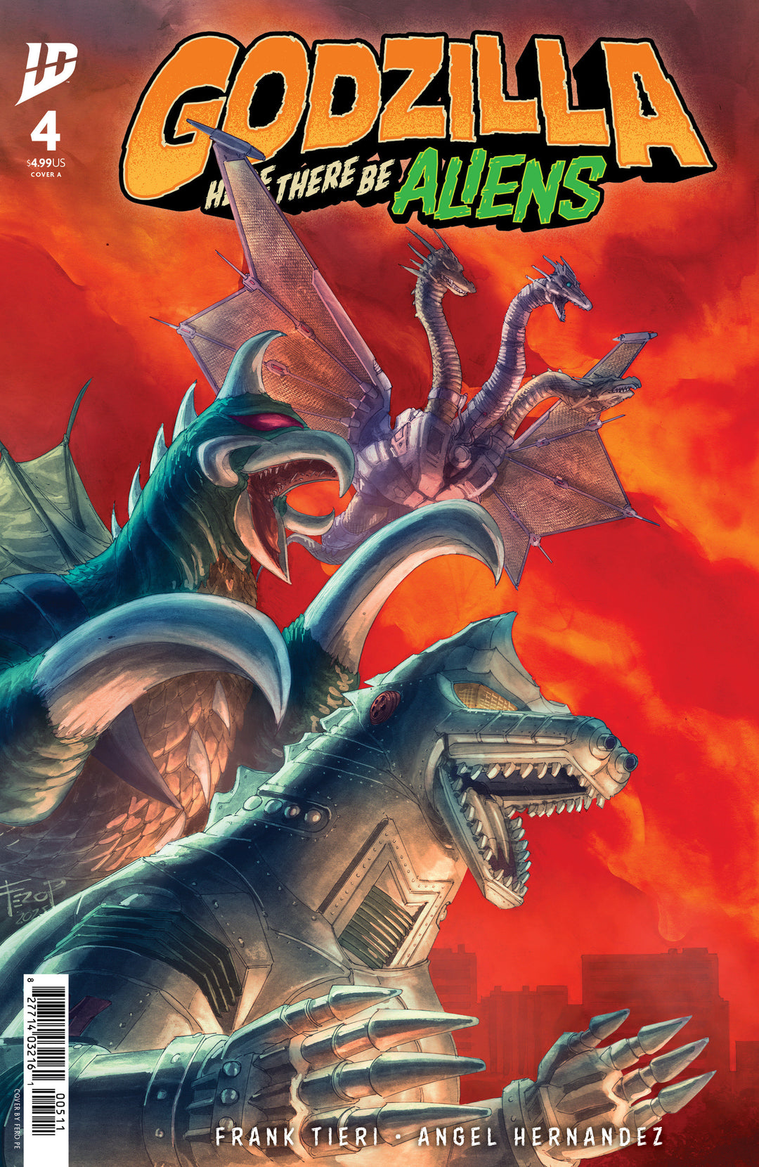 Godzilla: Here There Be Aliens #4 Cover A (Pe)