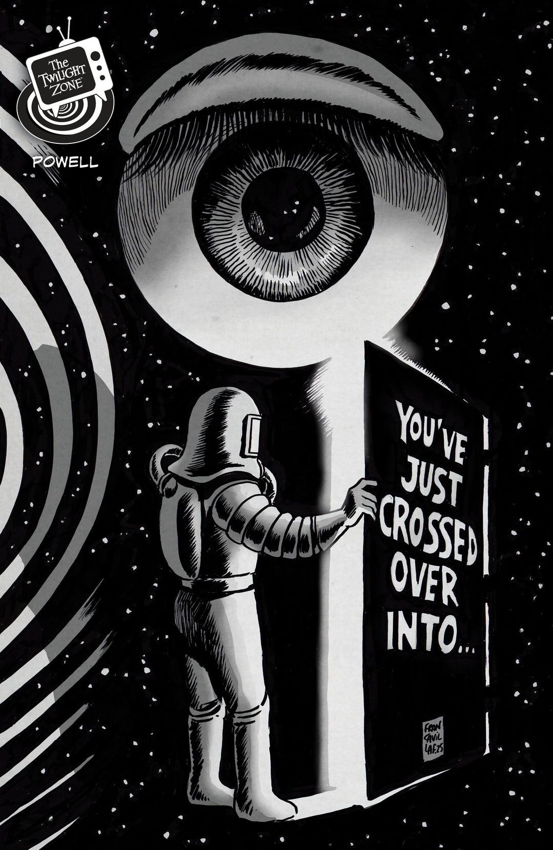 The Twilight Zone #4 Variant B (Francavilla Connecting Cover)