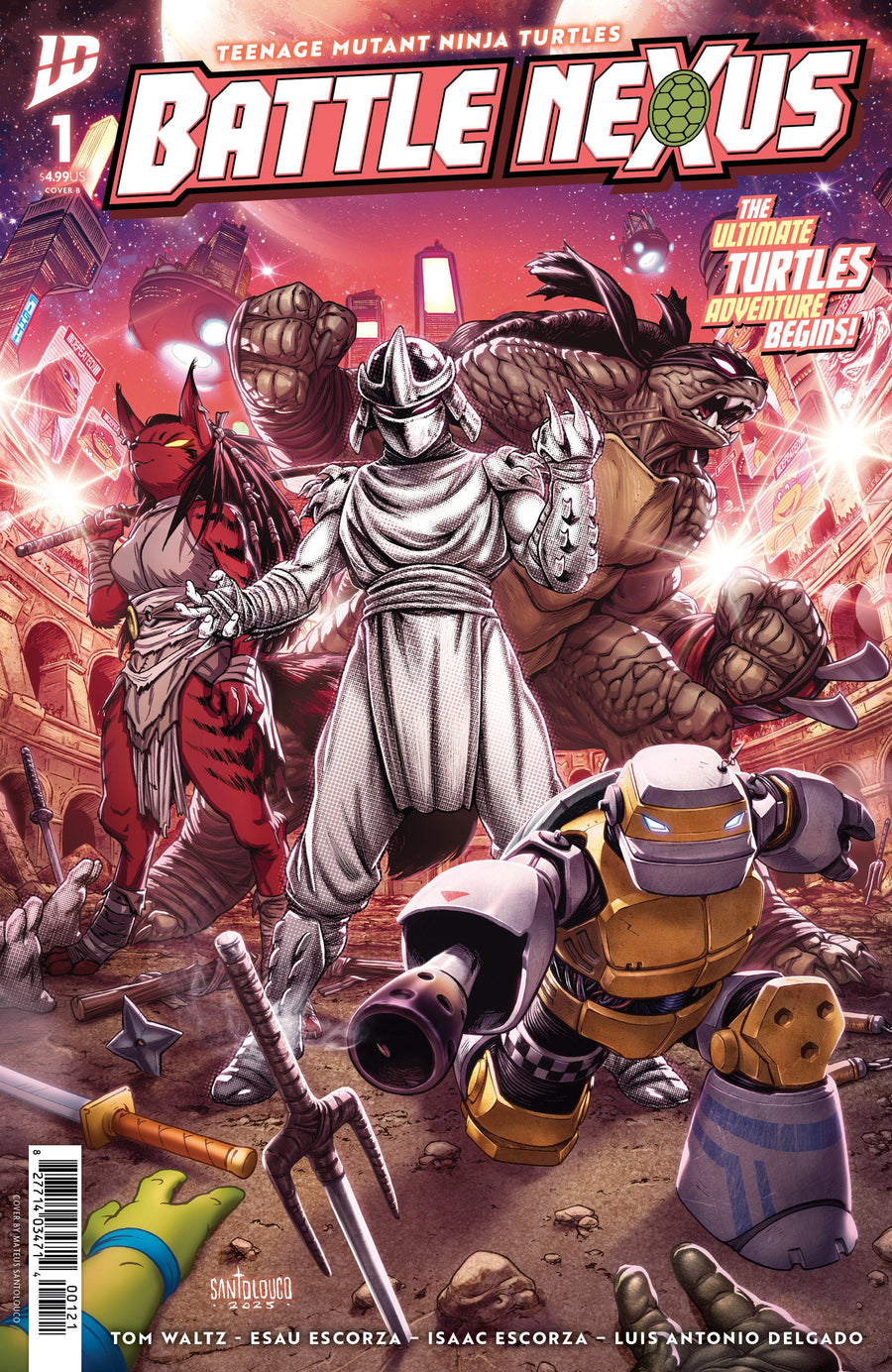 Teenage Mutant Ninja Turtles: Battle Nexus #1 Variant B (Santolouco)