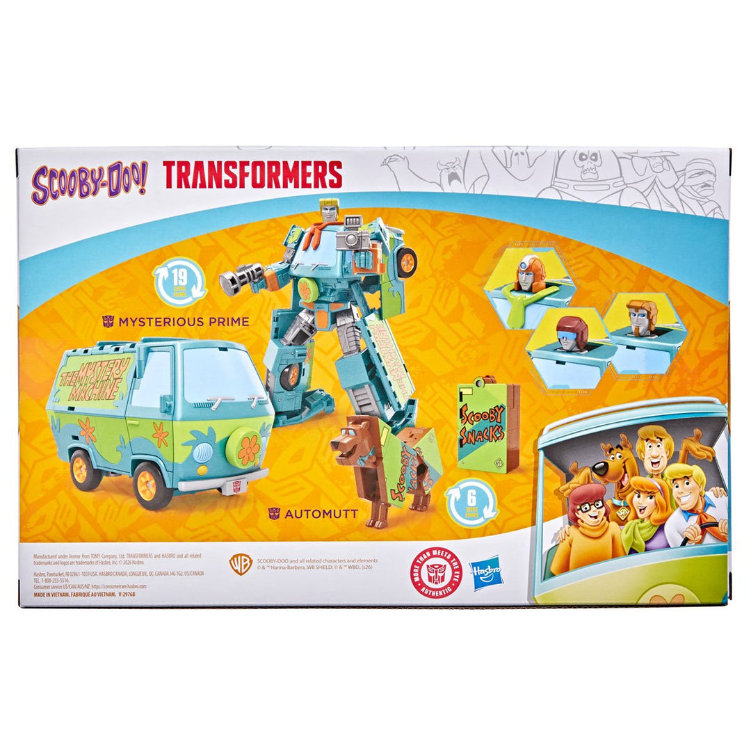 Scooby-Doo Transformers Mysterious Prime & Automutt Action Figure Set