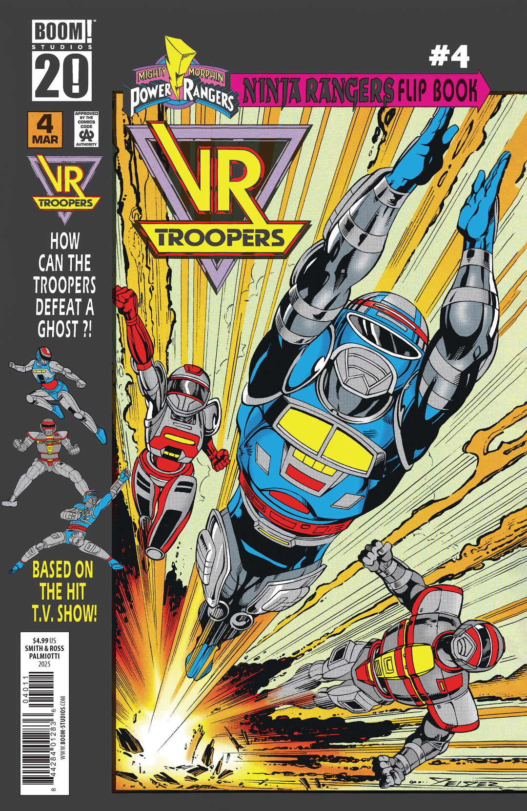 Vr Troopers/Power Rangers Flipbook Facsimile Edition #4 A Main (Dressed, Smith)