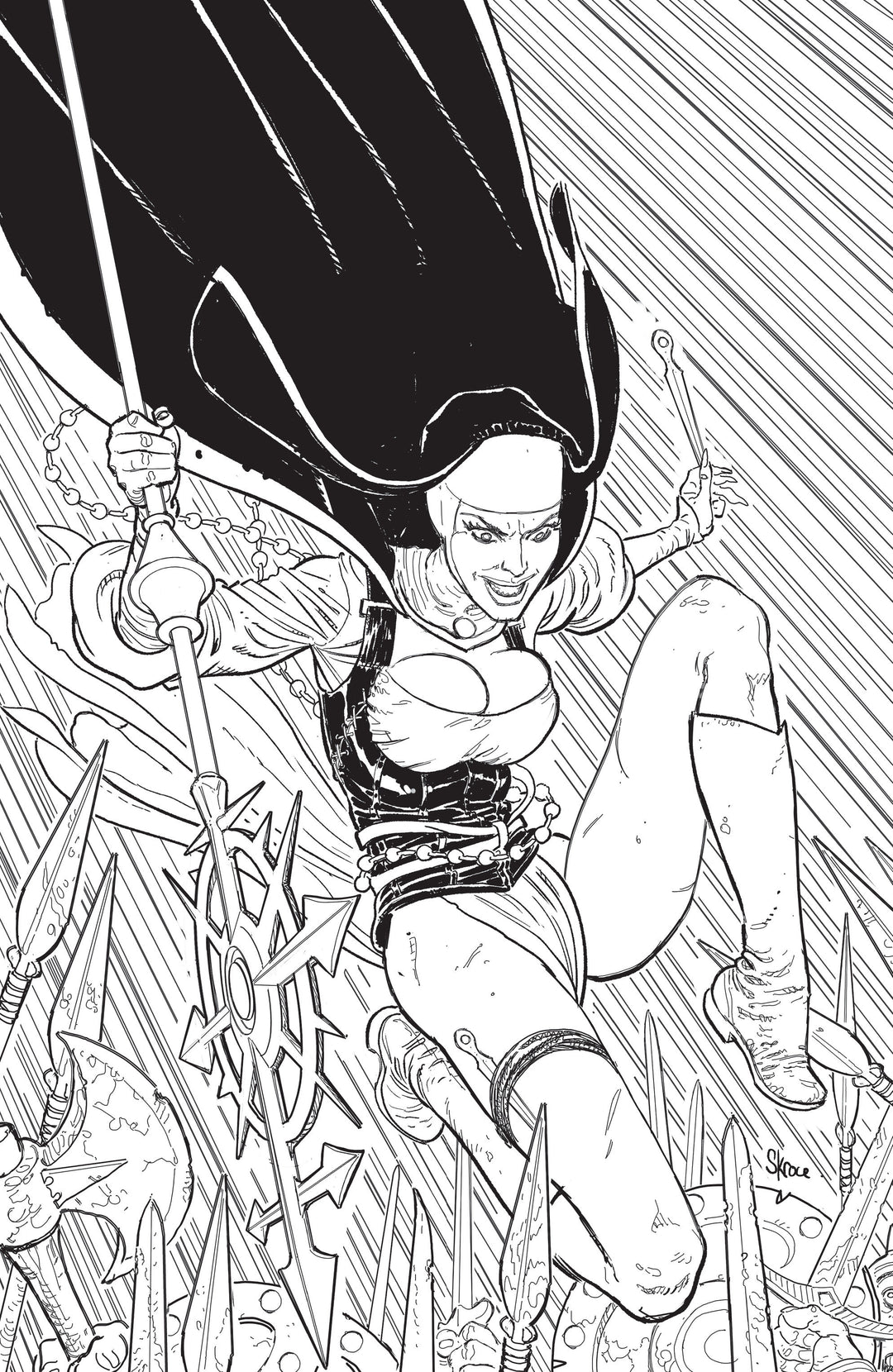 Marian Heretic #5 C Unlimited Variant (Skroce)