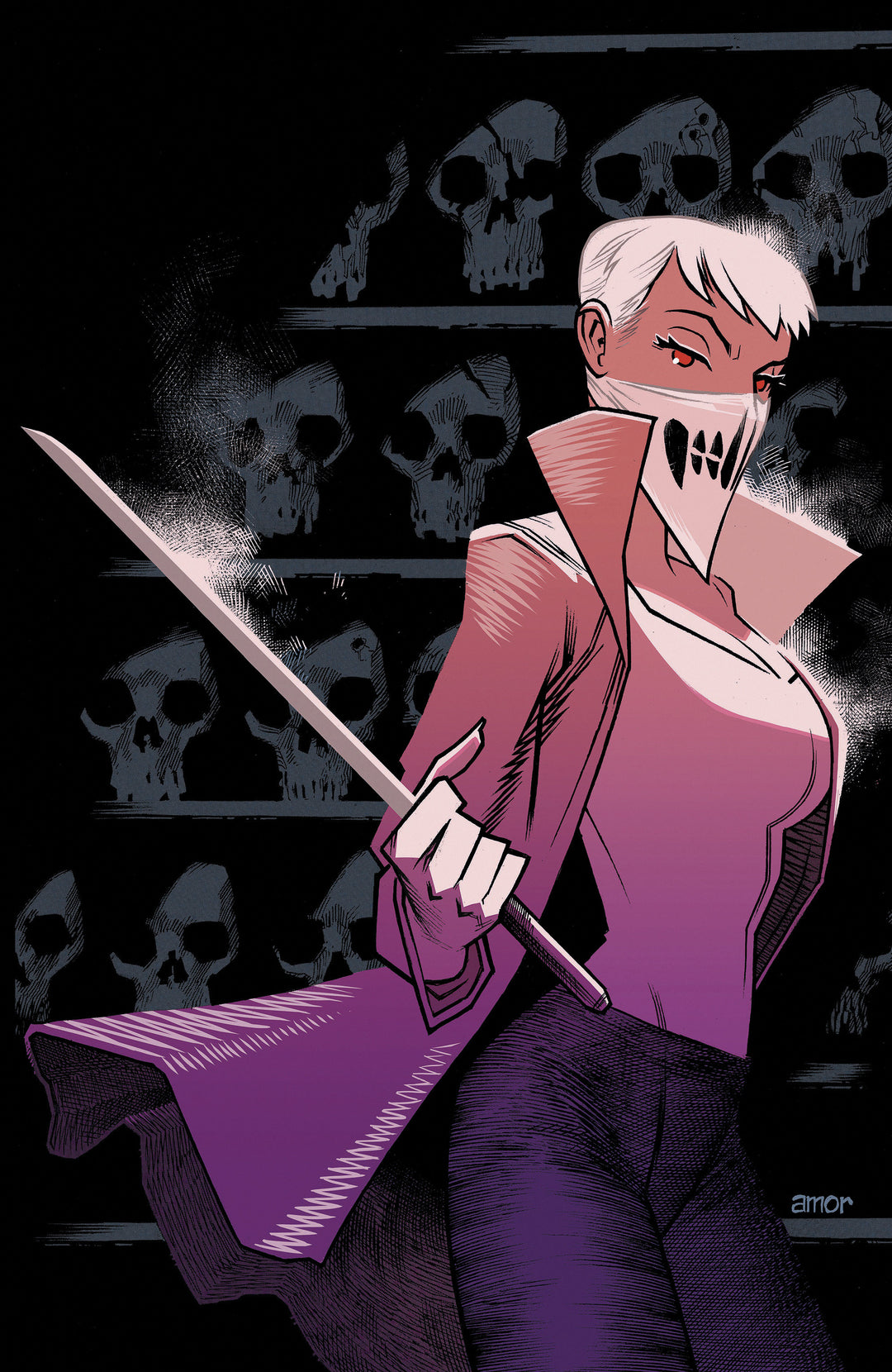 Fall Of The House Of Slaughter #3 E 1:25 Variant Edition (Full Art, Amor)