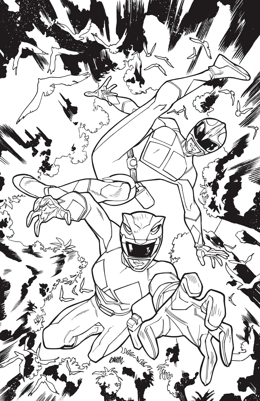 Mighty Morphin Power Rangers (2026) #3 H 1 in 25 Variant Edition Variant (Full Art, Balám)