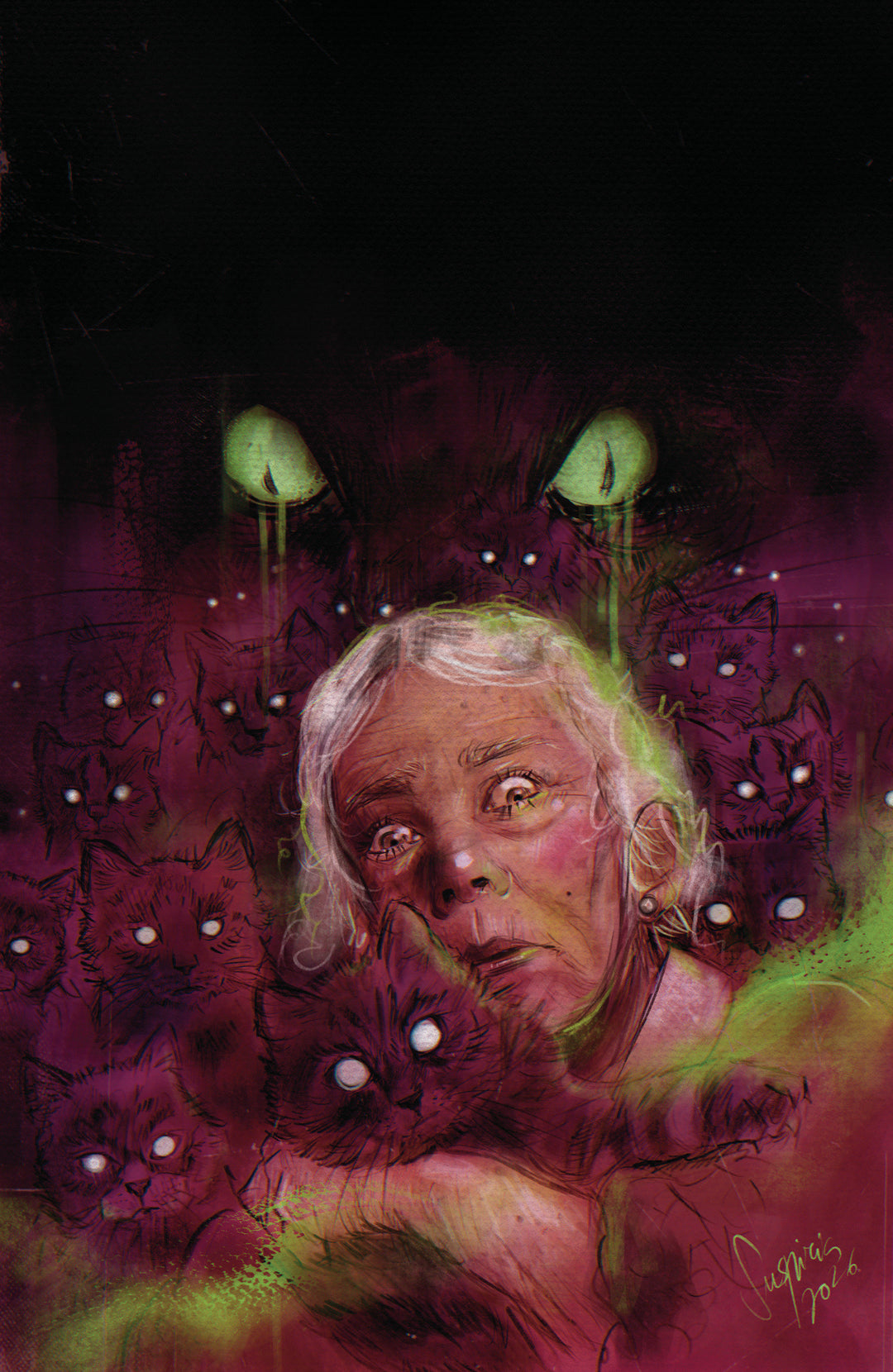 Stuff Of Nightmares: The Cat In The Coffin #1 F 1 in 10 Variant Edition (Full Art, Vilchez)