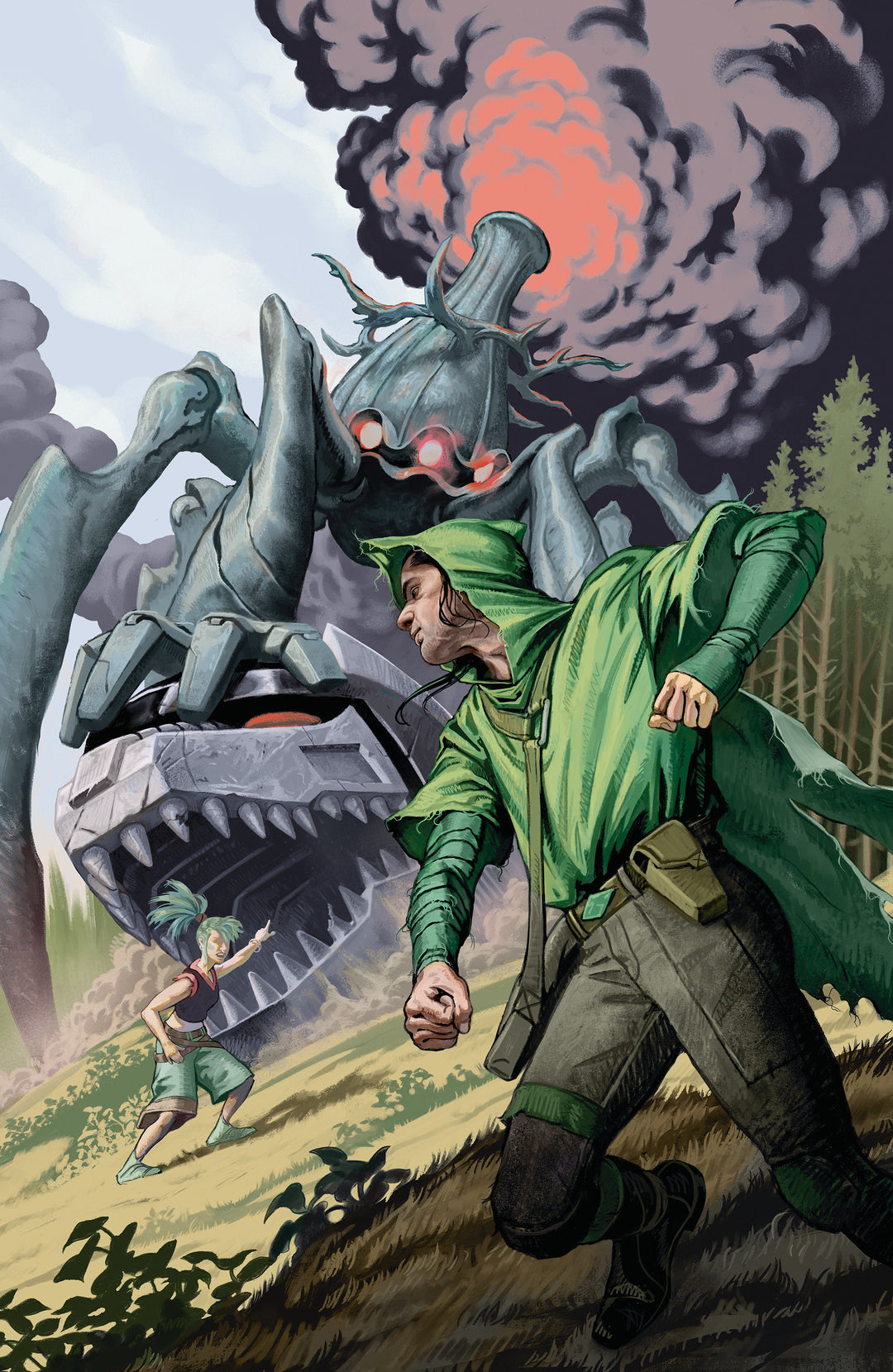 Power Rangers Green #2 G 1 in 25 Variant Edition Variant (Full Art, Morris)