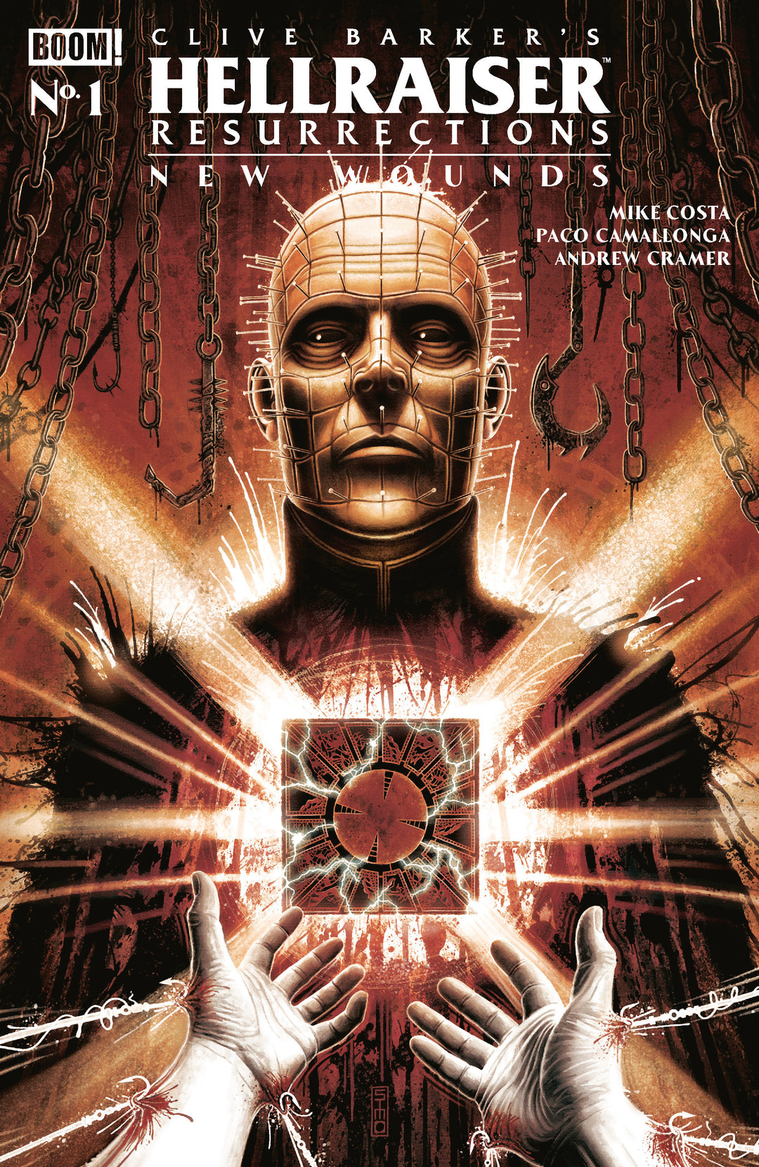 Hellraiser: Resurrections   New Wounds #1 A Main (Dressed, Simpson)