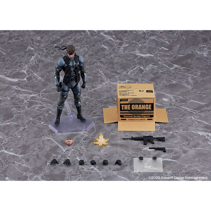 Metal Gear Solid 2: Sons of Liberty Solid Snake MGS2 Version Updated Edition Figma Action Figure