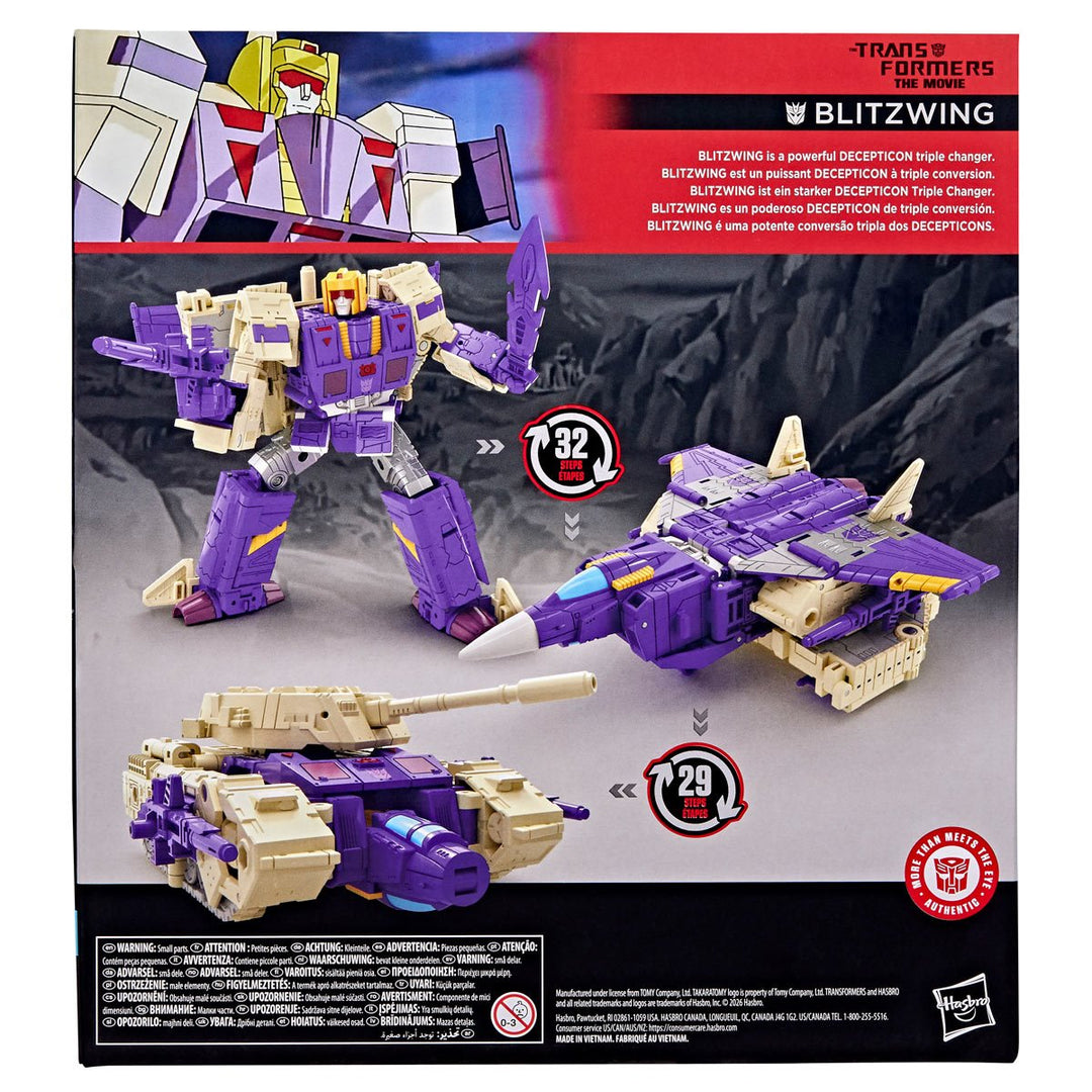 Transformers Studio 86 Series Leader Class The Transformers: The Movie Blitzwing