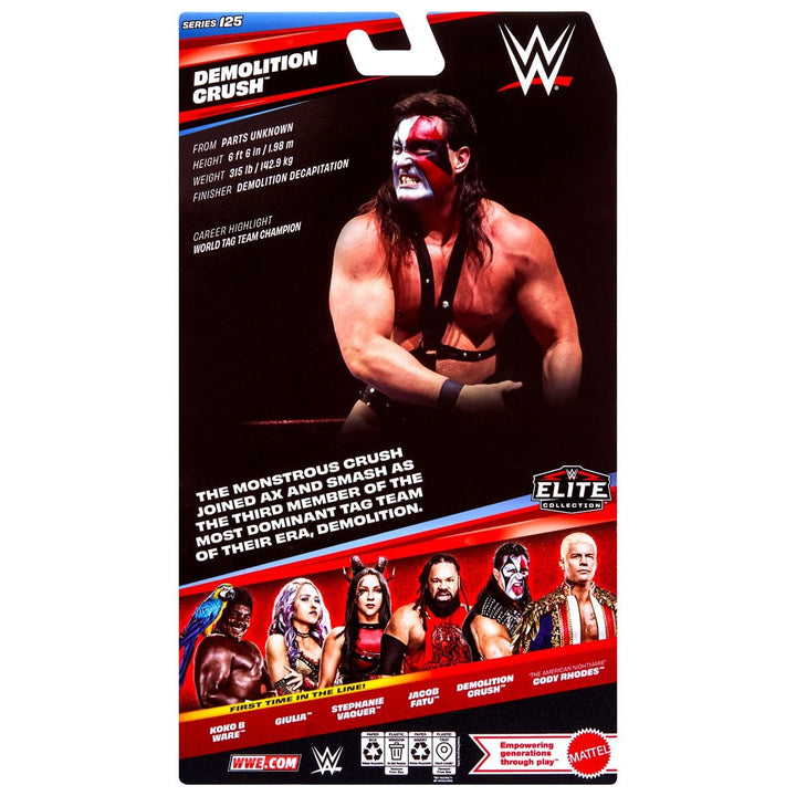 WWE Elite Series 125 Demolition Crush Action Figure