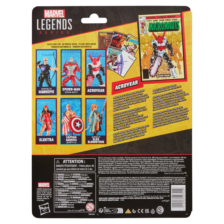 Marvel Legends Series Comics-Inspired Micronauts Acroyear 6-Inch Action Figure