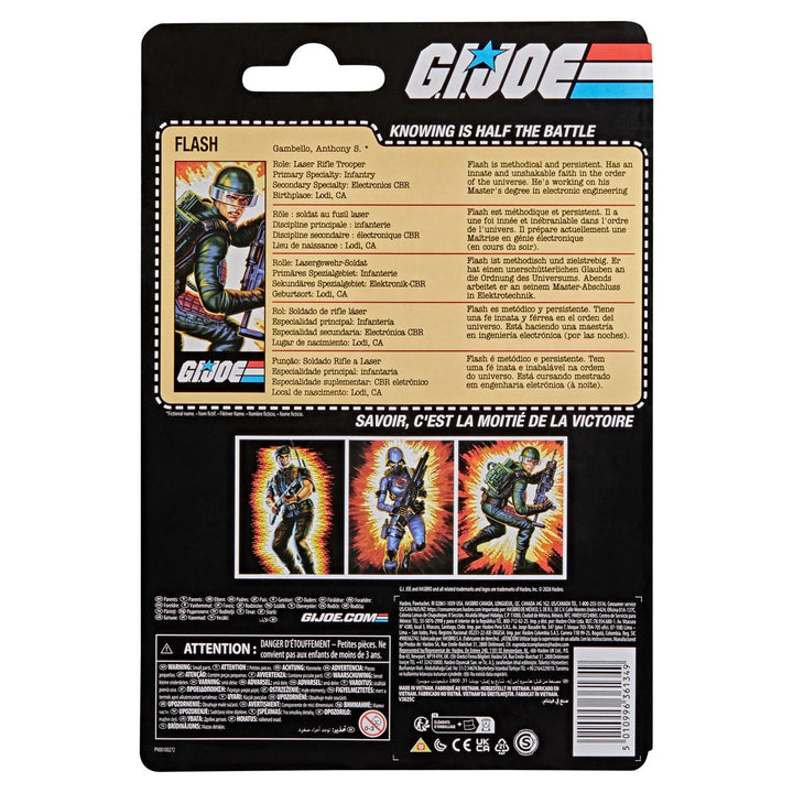 G.I. Joe Classified Series Retro Cardback Anthony Flash Gambello 6-Inch Action Figure