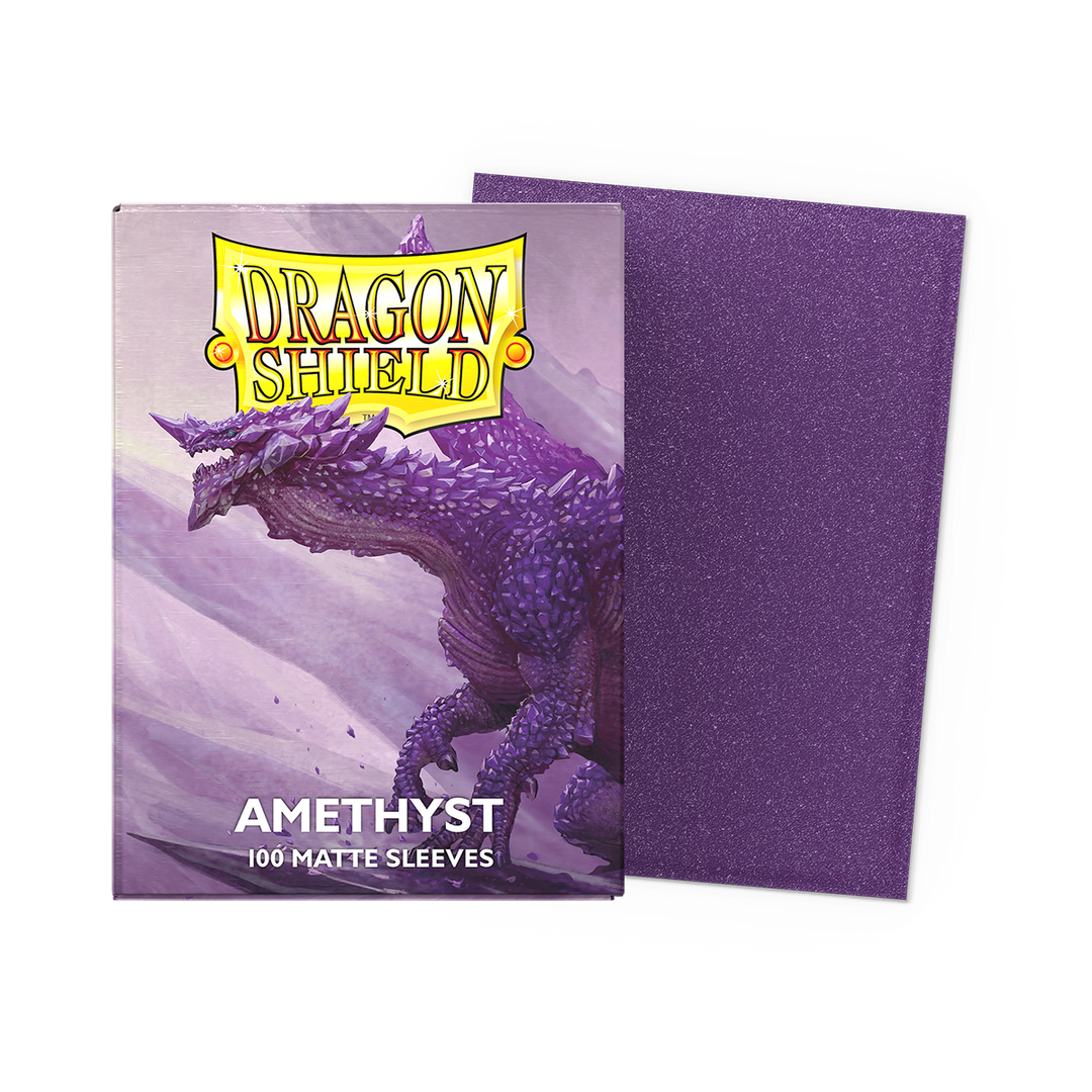 Dragon Shield - Amethyst - Matte Sleeves - Standard (100 Sleeves)