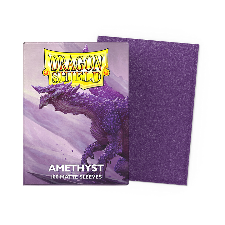 Dragon Shield - Amethyst - Matte Sleeves - Standard (100 Sleeves)