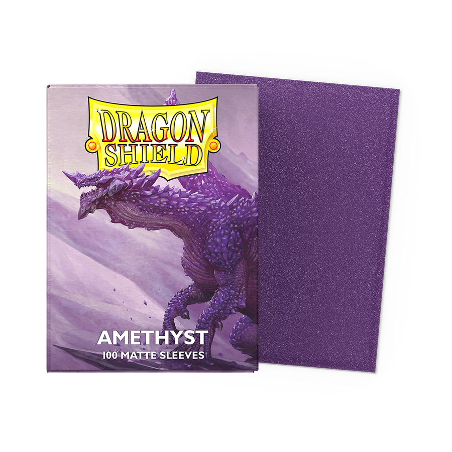 Dragon Shield - Amethyst - Matte Sleeves - Standard (100 Sleeves)