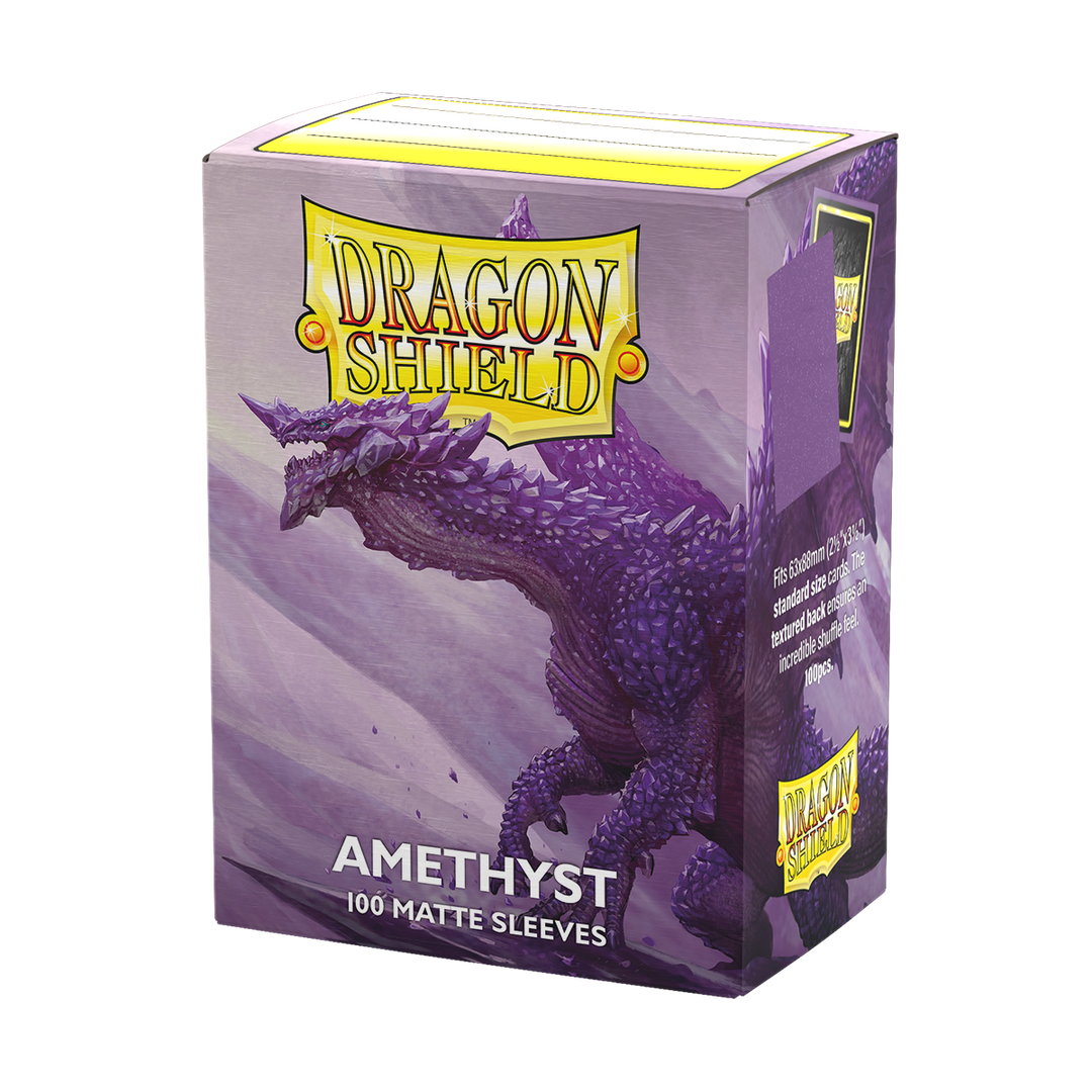 Dragon Shield - Amethyst - Matte Sleeves - Standard (100 Sleeves)