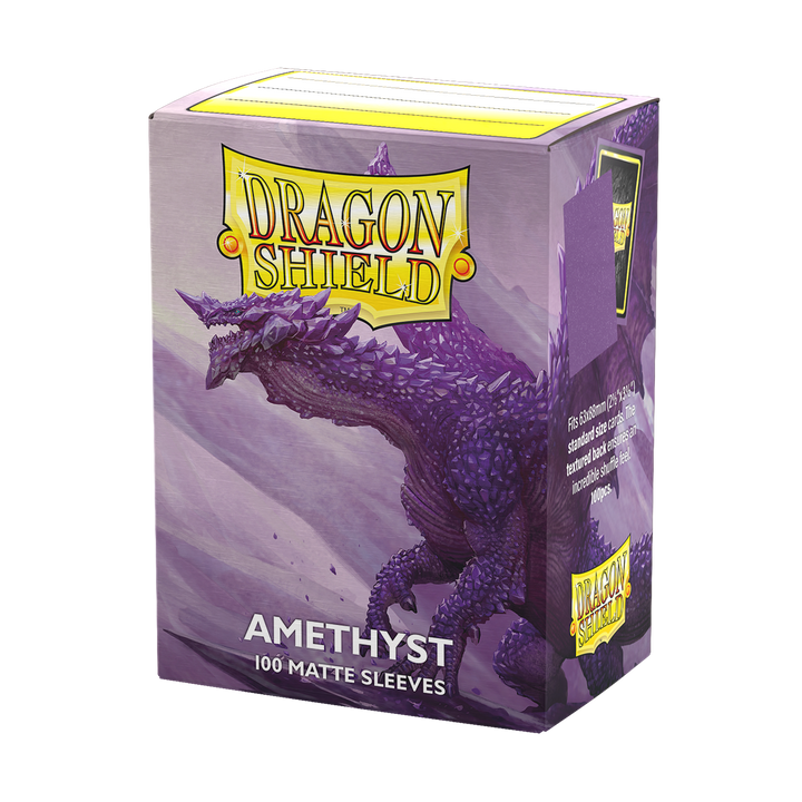 Dragon Shield - Amethyst - Matte Sleeves - Standard (100 Sleeves)