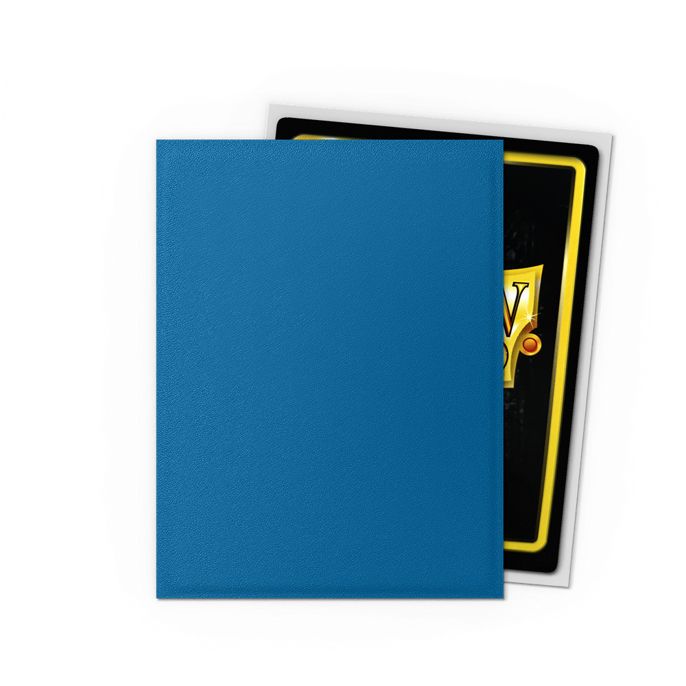 Dragon Shield - Cobalt & Silver - Matte Dual Sleeves - Standard (100 Sleeves)
