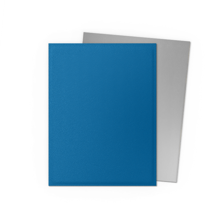 Dragon Shield - Cobalt & Silver - Matte Dual Sleeves - Standard (100 Sleeves)