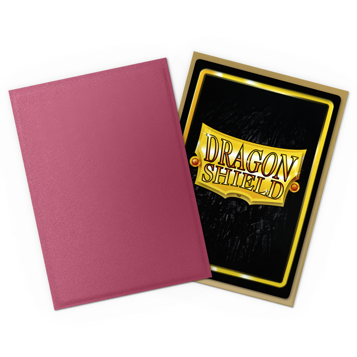 Dragon Shield - Pomegranate & Gold - Matte Dual Sleeves - Standard (100 Sleeves)