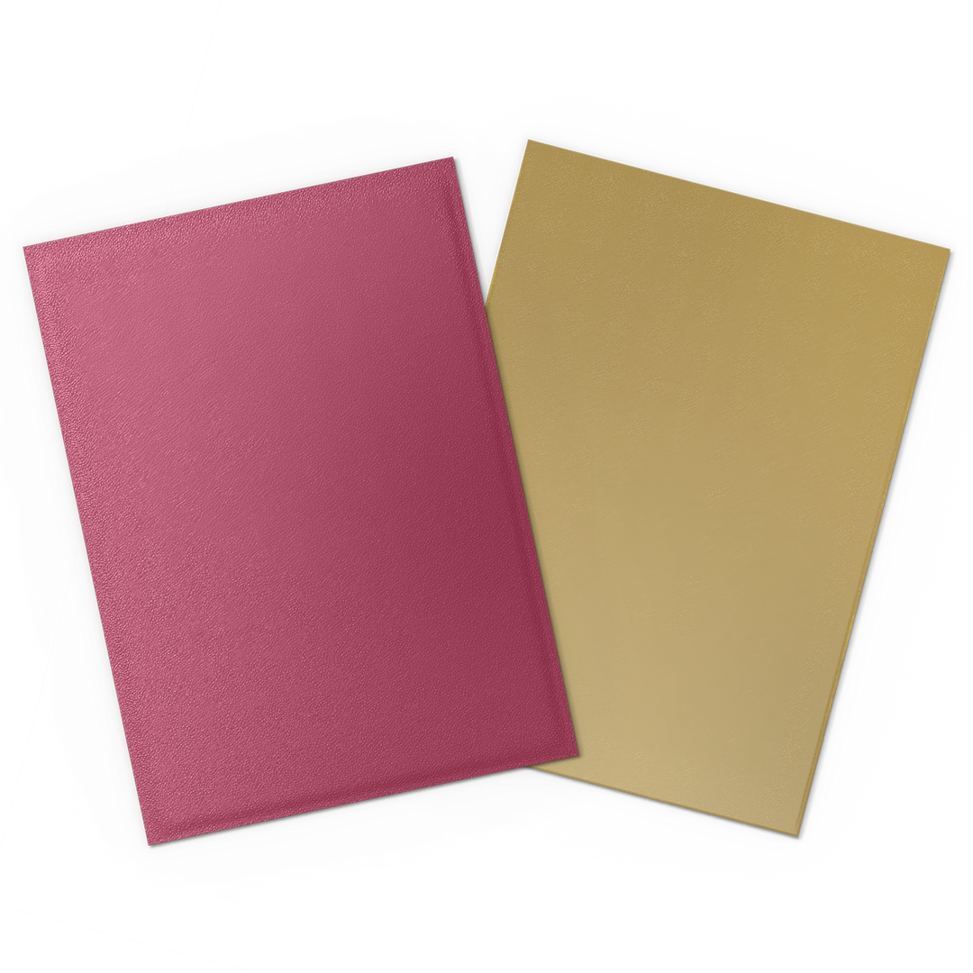 Dragon Shield - Pomegranate & Gold - Matte Dual Sleeves - Standard (100 Sleeves)