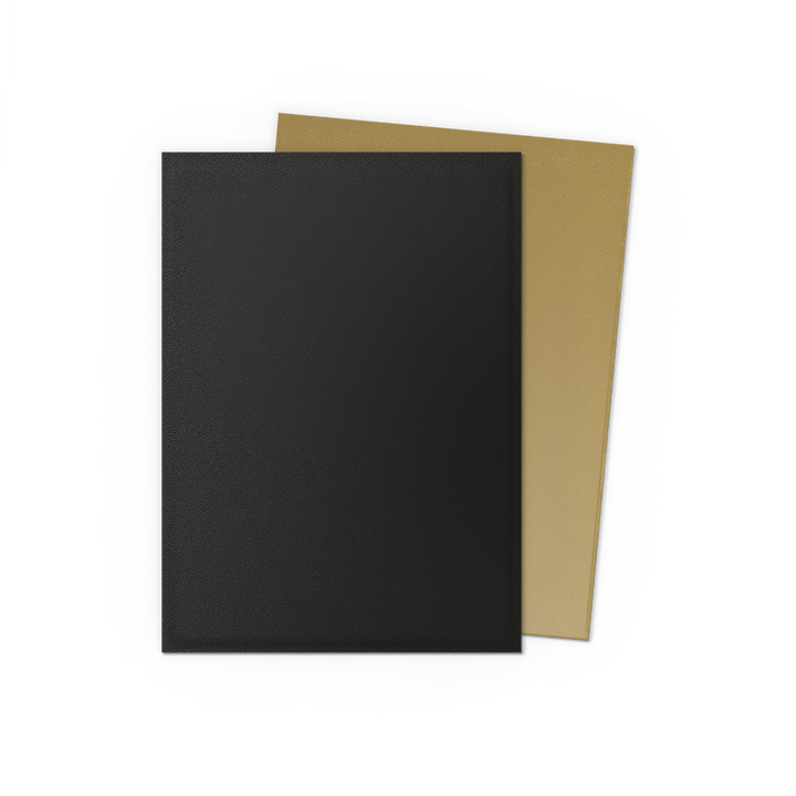 Dragon Shield - Black & Gold - Matte Dual Sleeves - Standard (100 Sleeves)