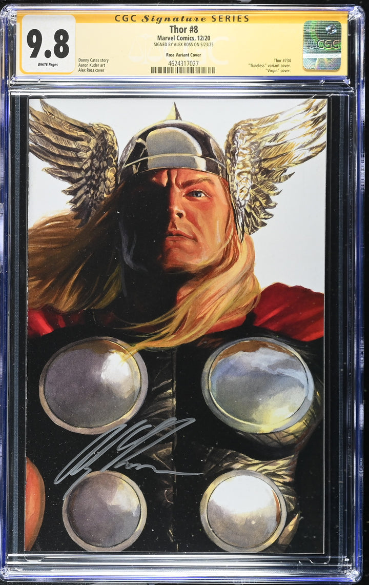 Thor #8 (2020) Timeless Variant CGC 9.8 Signed by Alex Ross