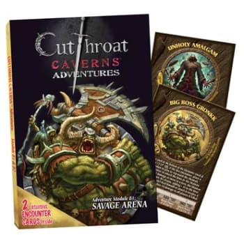 Cutthroat Caverns Adventures B1 & B2 w/Encounter Cards 2011