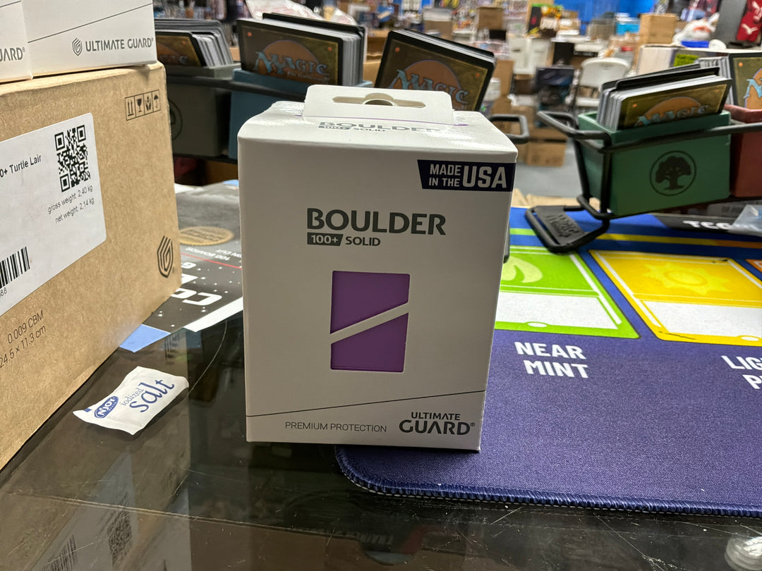 Ultimate Guard: Boulder 100+ Solid Solid Lavender