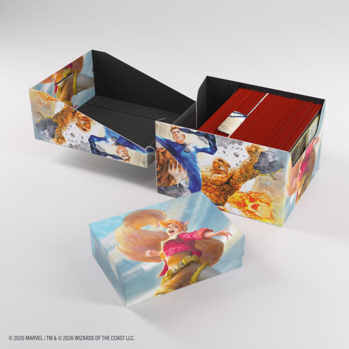 Magic: The Gathering Marvel Superheroes Soft Crate 100+ XL Sideloading - The Fantastic Four / Go Nuts! - GameGenic Deck Boxes