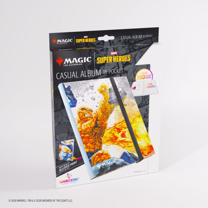 Gamegenic: Magic: The Gathering | Marvel Super Heroes Casual Album 18-Pocket - The Fantastic Four